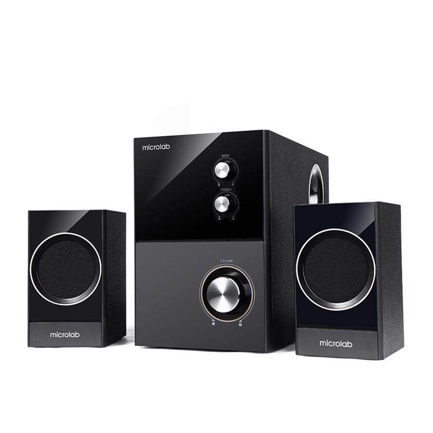 Microlab麦博音箱m4002.1多媒体有源音箱木质低音炮桌面电脑音响