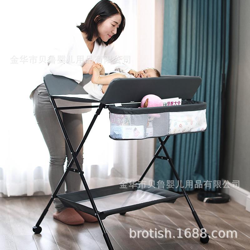 贝鲁托斯婴儿换尿布台按摩护理台新生儿宝宝抚触台多功能可折叠