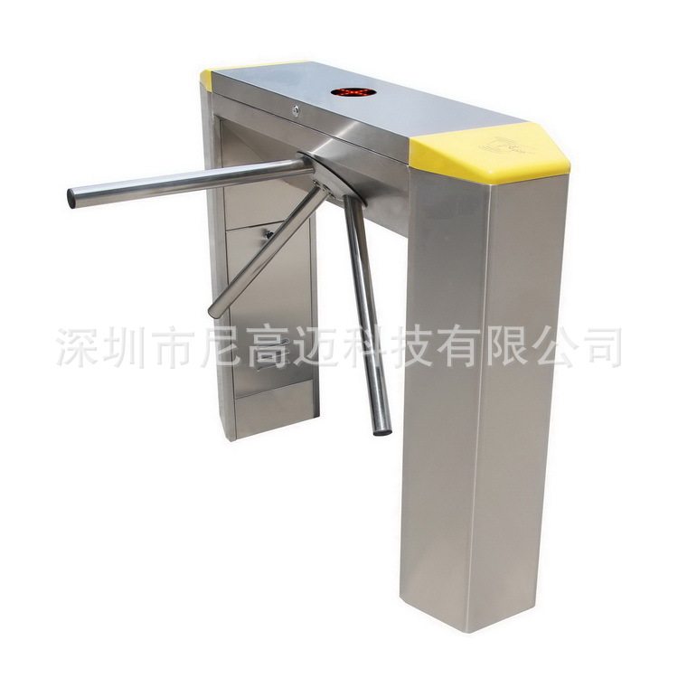 尼高迈系款炫彩版三辊闸批发门禁考勤IC卡三滚闸小区门卫挡闸机