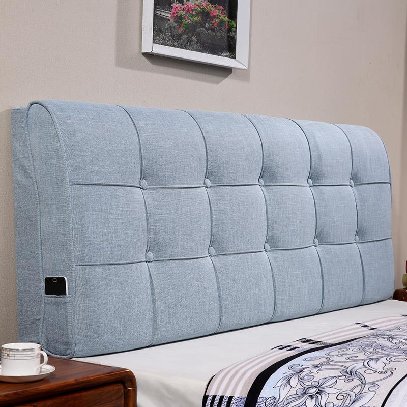 可洗床头拆包靠垫榻榻米靠背02套软布艺订罩做现代简约双人床大靠