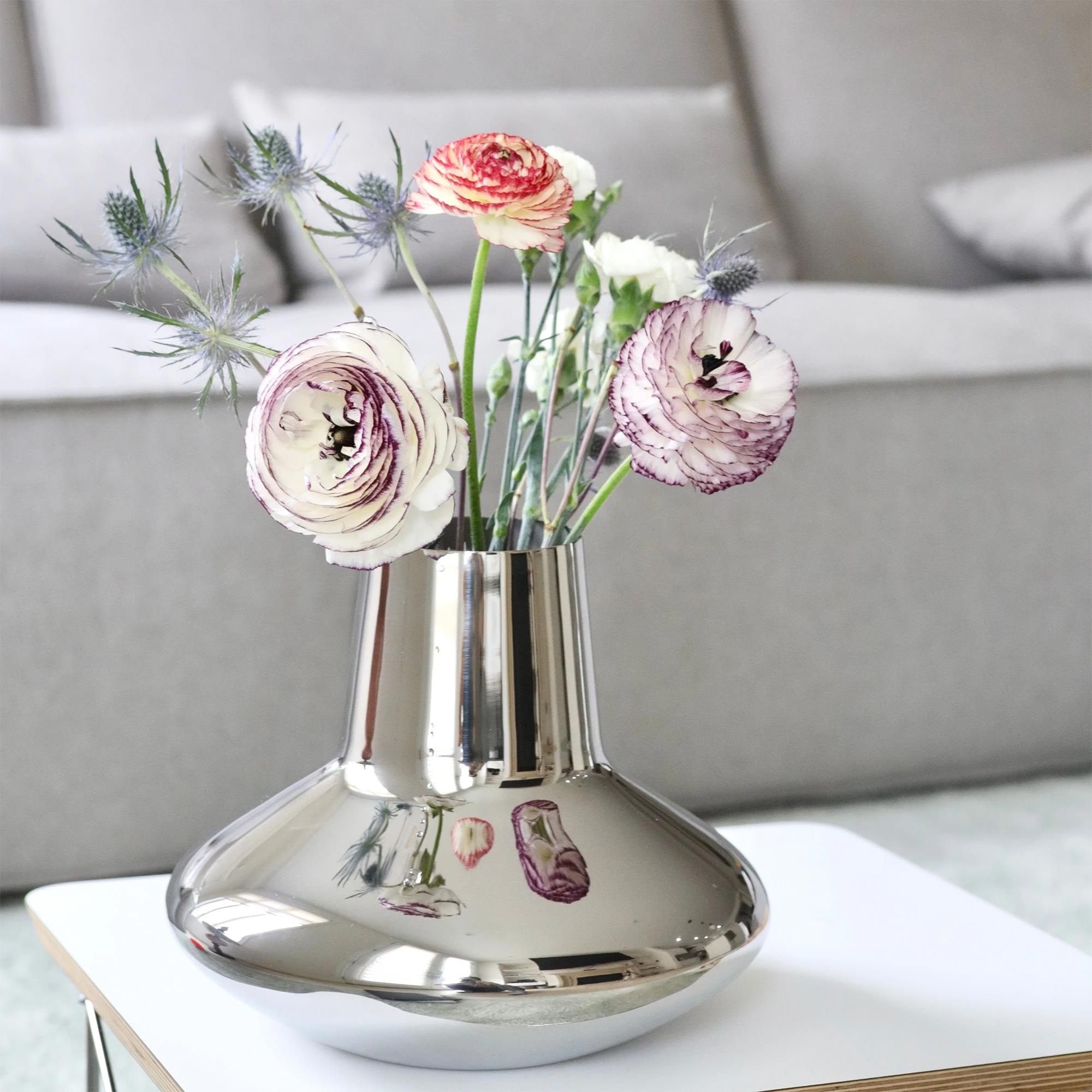 GeorQJOg生 Jensen 乔治杰H花瓶北K欧简约客餐桌插花厅桌面摆件