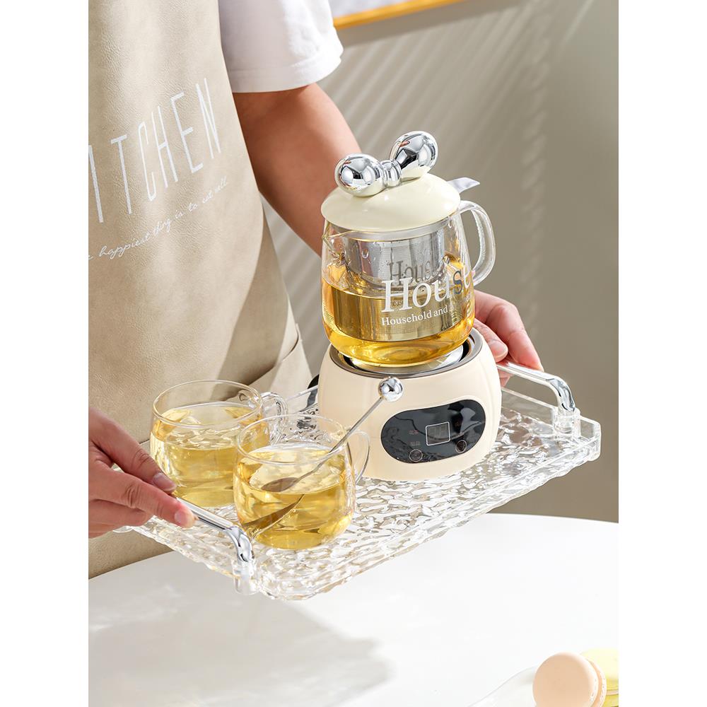 多花功SY-DZ02小能养生壶迷你型办公室茶壶可预保温家用电热煮约