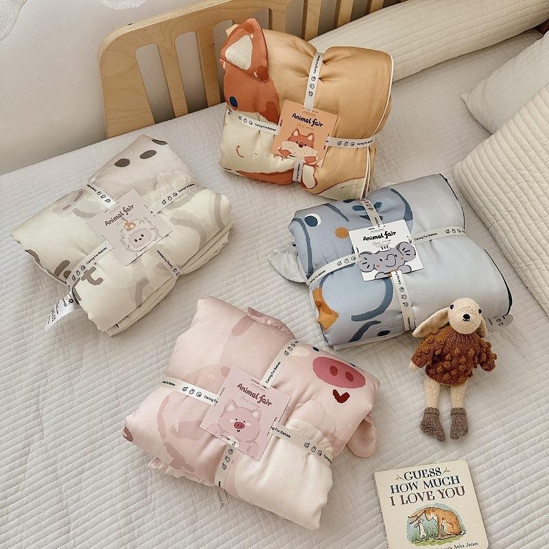 卡通睡立体数码印花天夏季被GHQ幼儿园丝调午婴儿被儿童单人床空