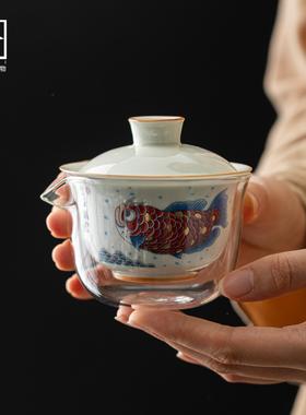 便12203捷式茶具套组壶盖茶碗杯12杯旅行茶具户外喝茶泡茶专功用