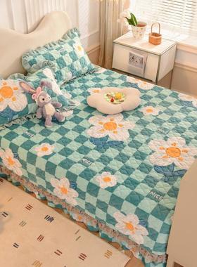 ASFD6534加夹棉榻榻0米专用床225新款牛奶绒珊瑚盖绒炕盖炕罩大床