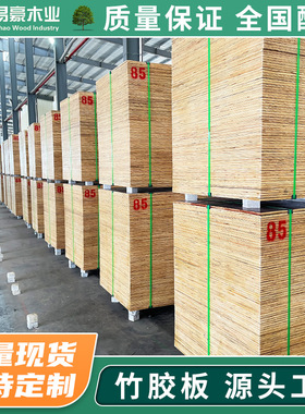 建筑模版工程用竹胶板1220x2440工地桥梁专用胶合板清水建筑模板