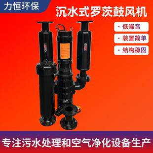 沉水式 罗茨鼓风机一体化水处理水下风机河道治理曝气机沉水风机