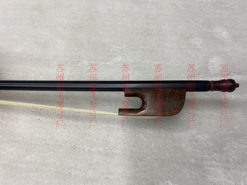 纯黑碳纤维碳巴洛克小提琴弓蛇木尾库白马尾小提琴琴弓
