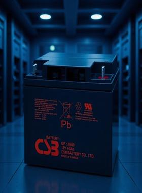 CSB蓄电池GP12400铅酸免维护12V40AH发电厂变电站应急电源用