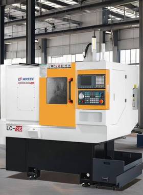 广东微控数控车床LC-36车铣复合3+3油浴送料机全自动CNC机床
