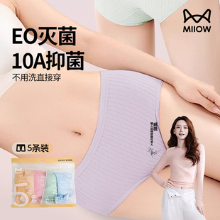 H,P,F2猫人一次性内裤纯棉无菌独立包装5条