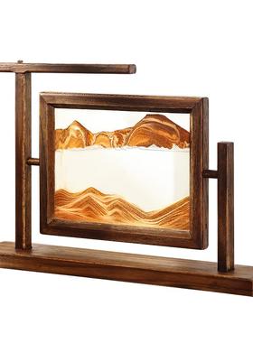 伊利乔简约现代沙视漏流沙作画饰品入口酒柜电XNN柜家居装饰为迁