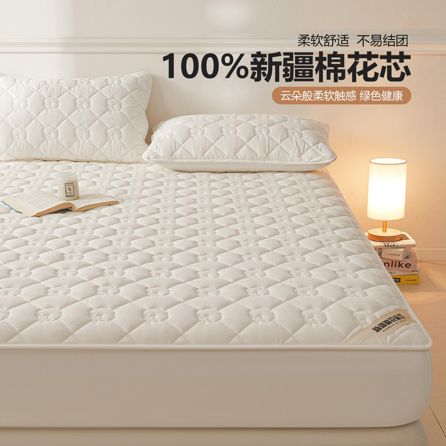 号a类夹棉床单笠件202KINGSHOR5新款件家用床垫金保护套床罩三套