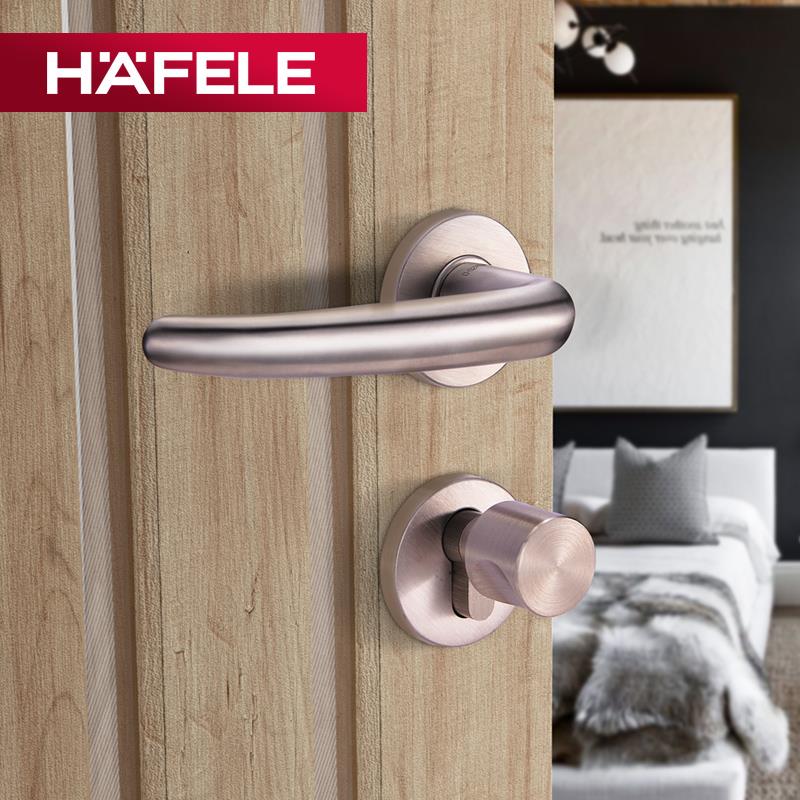 德国海福乐HAFELE不锈锁房门锁钢卧室体D锁HAFELE\/PV分金锁具木