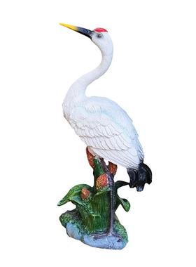 户外树脂彷真动摆件仙鹤白鹭品小20501物园庭院水池院子园林装花