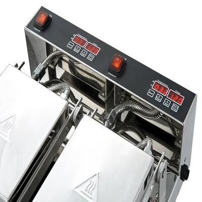 商用双头热压三明治炉爆浆吐司汉堡机double head sandwich maker