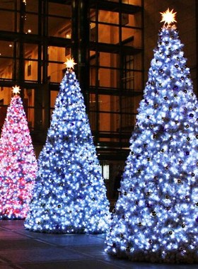 led彩灯灯串灯亮化婚庆灯串绳灯红色星星灯串装饰灯led灯串满天星