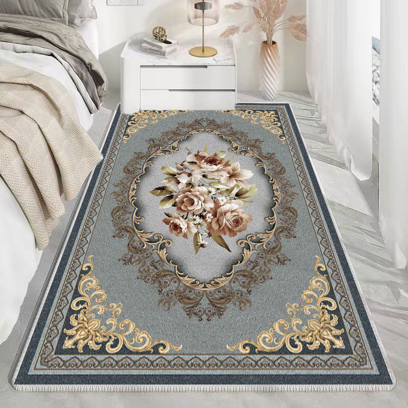 地毯卧室床边毯家用飘窗垫少女房间阳台垫子可裁剪欧美式客厅地垫