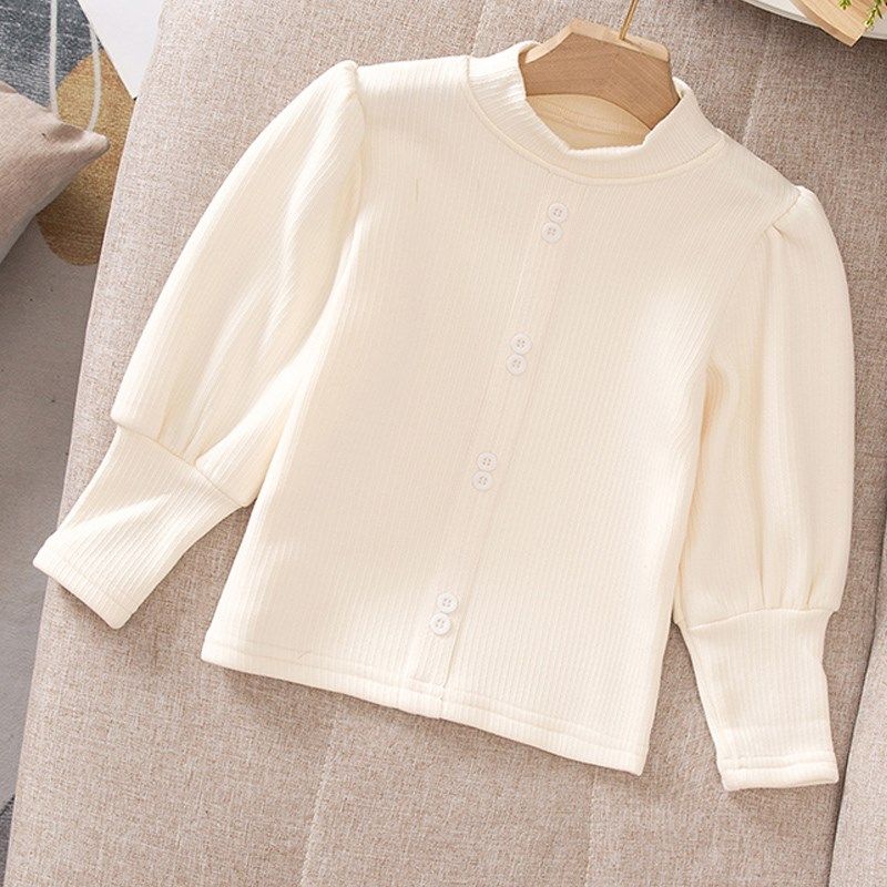 女童加绒打底衫秋冬新款儿童洋气上衣冬季保暖内搭小女孩长袖T恤,童装/婴儿装/亲子装,T恤,淘宝优惠券,粉丝福利购,淘宝优惠卷