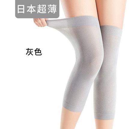 夏季薄款时尚过膝袜直筒女空调房保暖护膝腿套隐形超薄户外防晒袜