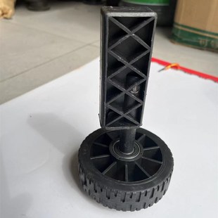 电动伸缩门双轨无轨轮子 95mm门排从动轮推拉轨道轮子脚轴配件