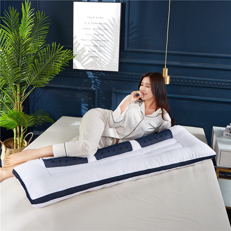 双人枕芯加长枕头1.2米/1.5m/1.8床上用品荞麦情侣酒店枕心整头芯