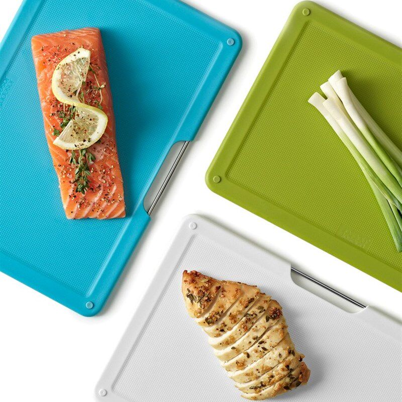 英国JosephJoseph壁挂式分类菜板厨房切菜板辅食案板套装家用砧板