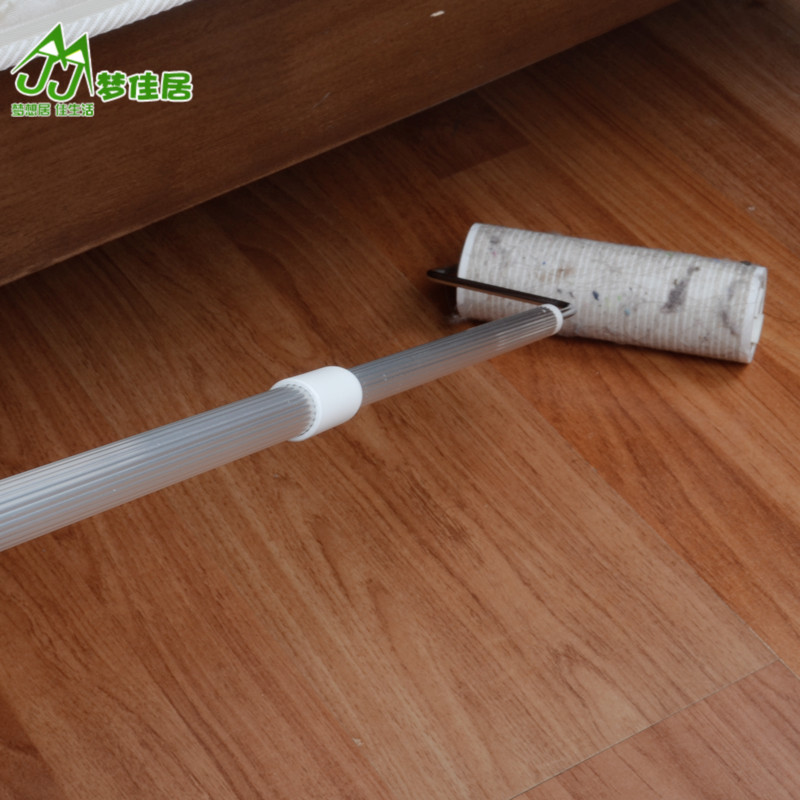 梦佳居地毯地垫 长滚粘尘粘毛拖把扫把套装 地毯纸清理地垫毛发