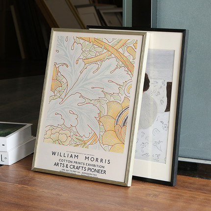 画框装裱拼图裱框铝合金A3素描海报框8k4k框架diy相框挂墙a4展示