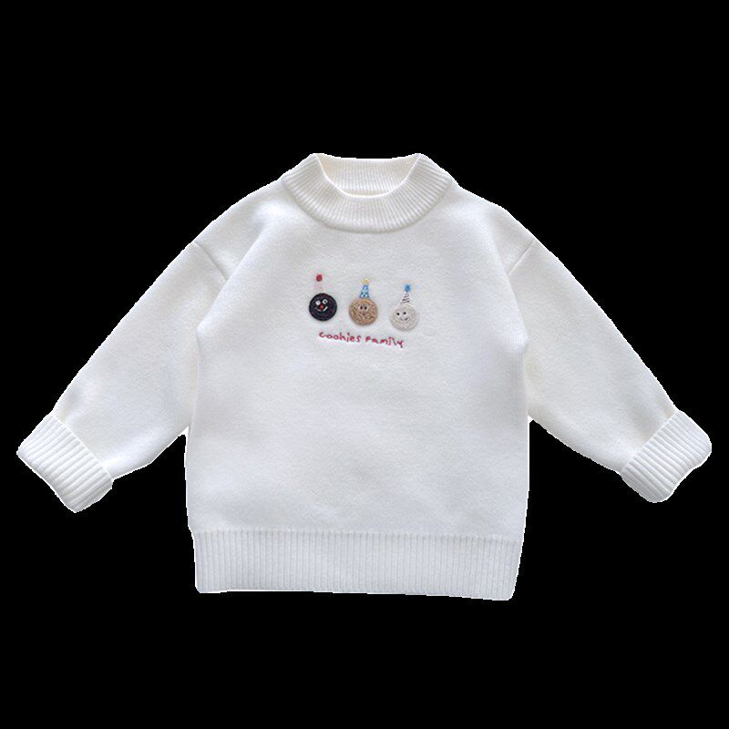 宝宝毛衣a类冬季加厚男童一体绒毛衫婴儿加绒内搭冬装女儿童上衣