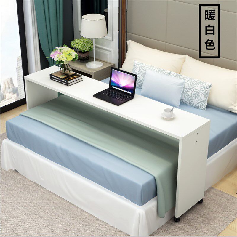 多功能学习可移动跨床桌子笔记本床上电脑桌懒人桌双人桌床边包邮