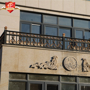 千千铝艺阳台护栏铝合金围栏别墅露天阳台护栏栏杆户外楼梯扶手