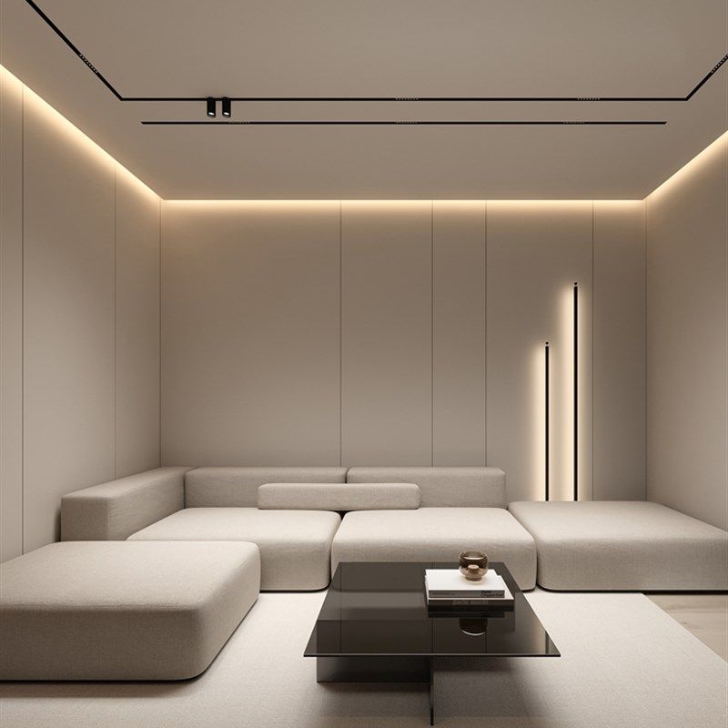 两线智能灯带24v自粘LED灯带线条灯悬吊式天花板展示柜灯条铝槽线,家装灯饰光源,室内LED灯带,淘宝优惠券,粉丝福利购,淘宝优惠卷