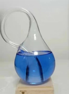 玻璃克莱因瓶四维空间瓶学生小号装不满水数学科学礼品摆件瓶模型