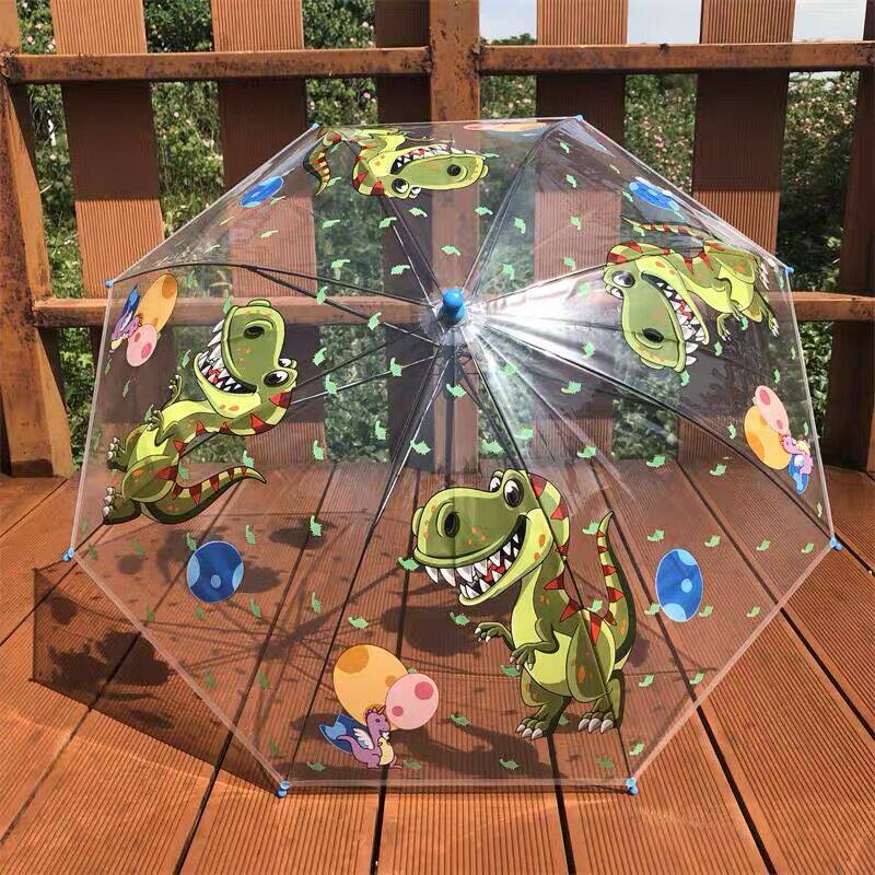 新品消防车工程队透明儿童雨伞幼儿园创意可爱卡通宝宝学生男孩伞