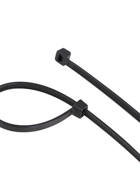 尼龙塑料扎带捆绑束线带自锁拉紧器绑带扎线带黑/白色3*100-8*500