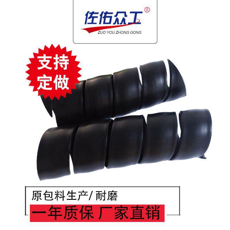 φ130大口径电缆耐磨螺旋保护套束缚抗老化抗紫外线高压油管护套