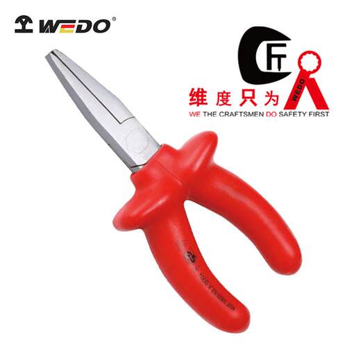 WEDO维度绝缘工具VDE绝缘浸塑德式鸭嘴钳IN508A