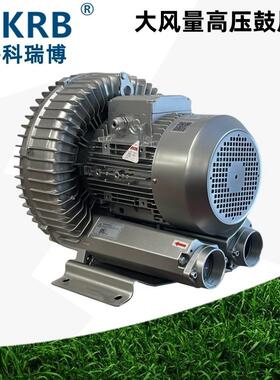 EHS-29单段5KSL.5KW漩气抽粮食机械泵用7铝合金高涡压鼓风机气环