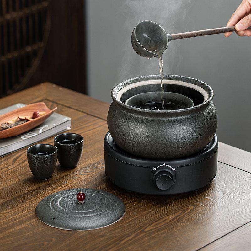 山火石黑茶白茶专用煮茶器古法茶用具套装陶瓷碗老家电默认项陶炉