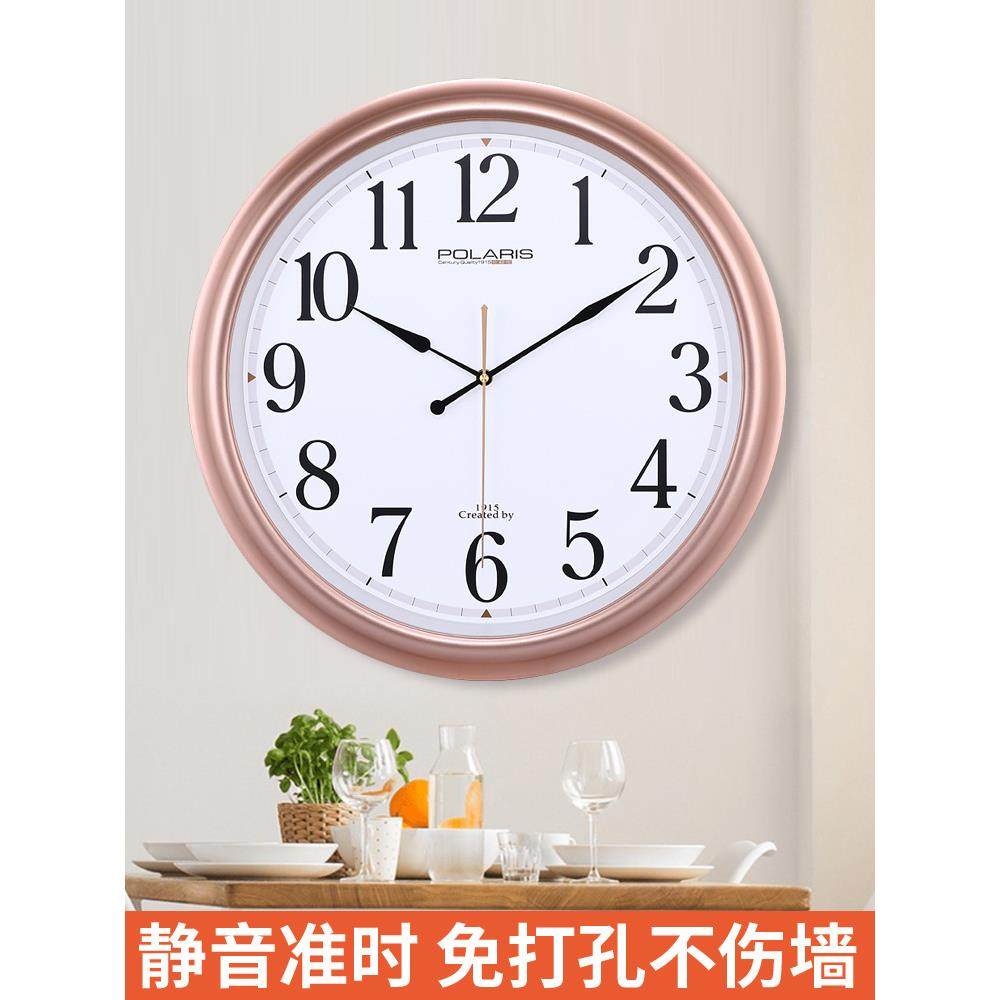 表大尺寸客厅挂钟电子钟简挂墙挂表公司前台会议F975ST7M约新室石