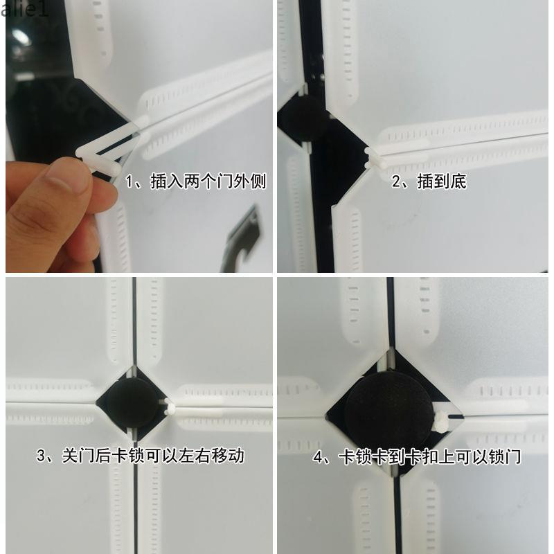简FWT易衣塑柜简衣约现代经济型组装料单人小仿木板式布橱实宿舍