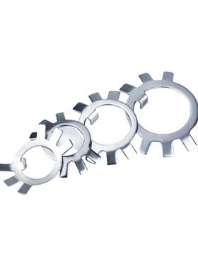 动GB858东明0PZK43不锈钢圆螺母用止垫圈止退垫5片六爪锁垫片M10-