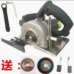 永邦5寸125多功能手提瓷砖切机木集工尘锯OLT石材云石机割用开槽
