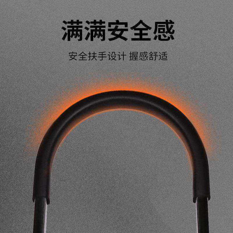 折叠梯不锈钢铝梯子叠用家人字拆叠楼梯单侧不锈钢铝踏人板字拆梯
