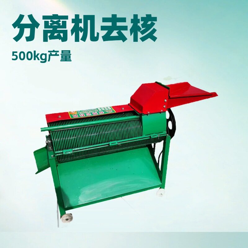 电动毛桃山桃肉核分离机家用电带的小型杏核机山杏肉核分离脱核机
