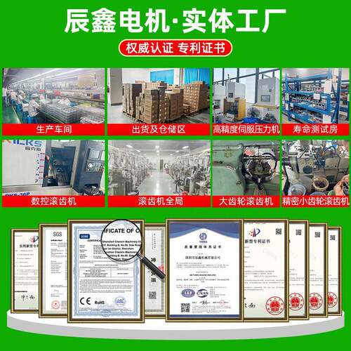 辰鑫行390齿减速电微机马达大扭矩型星轮直流有刷低噪电机