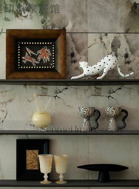 装饰品新古典样板售楼处软装ltao1009餐边间柜现配代搭书摆件客厅