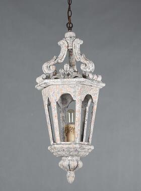 出口创11734意餐美式乡村式实做木复古旧法厅客厅卧室餐吧别墅木