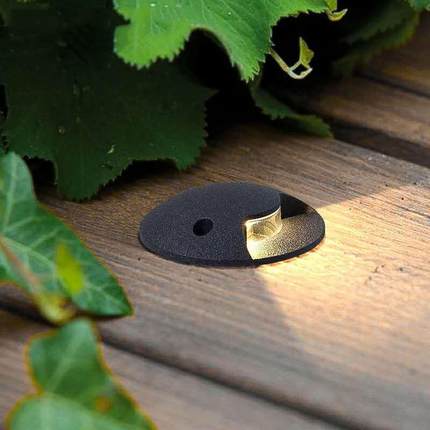 圆形LED地脚灯户防水外3W墙灯TYH-CP70铝埋地灯角双发光面庭院楼